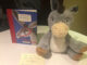 Book with stuffed Donkey