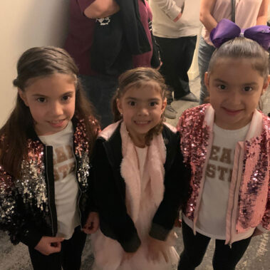 3 CELC girls who sparkle in pink