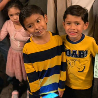 3 CELC kids waiting to perform