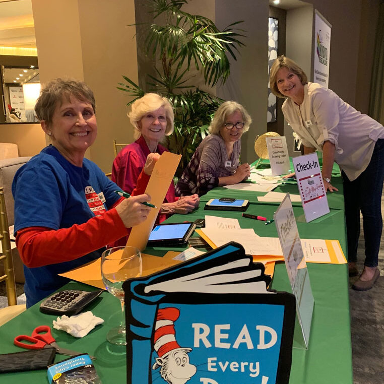 Board Members at check in table