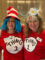 Thing 1 Janet Cerswell and Thing 2 Diane Balsamo