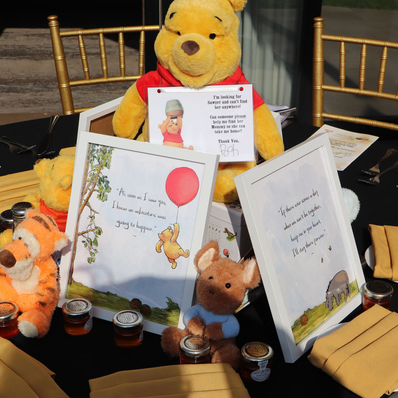 Winnie the Pooh center piece decoration