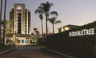 Exteior view of the Double Tree hotel.
